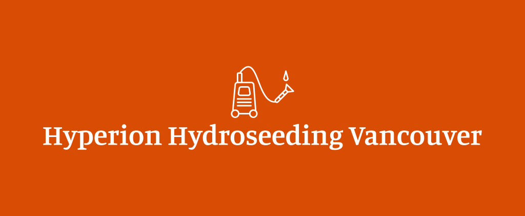 small white logo hyperion hydroseeding Vancouver